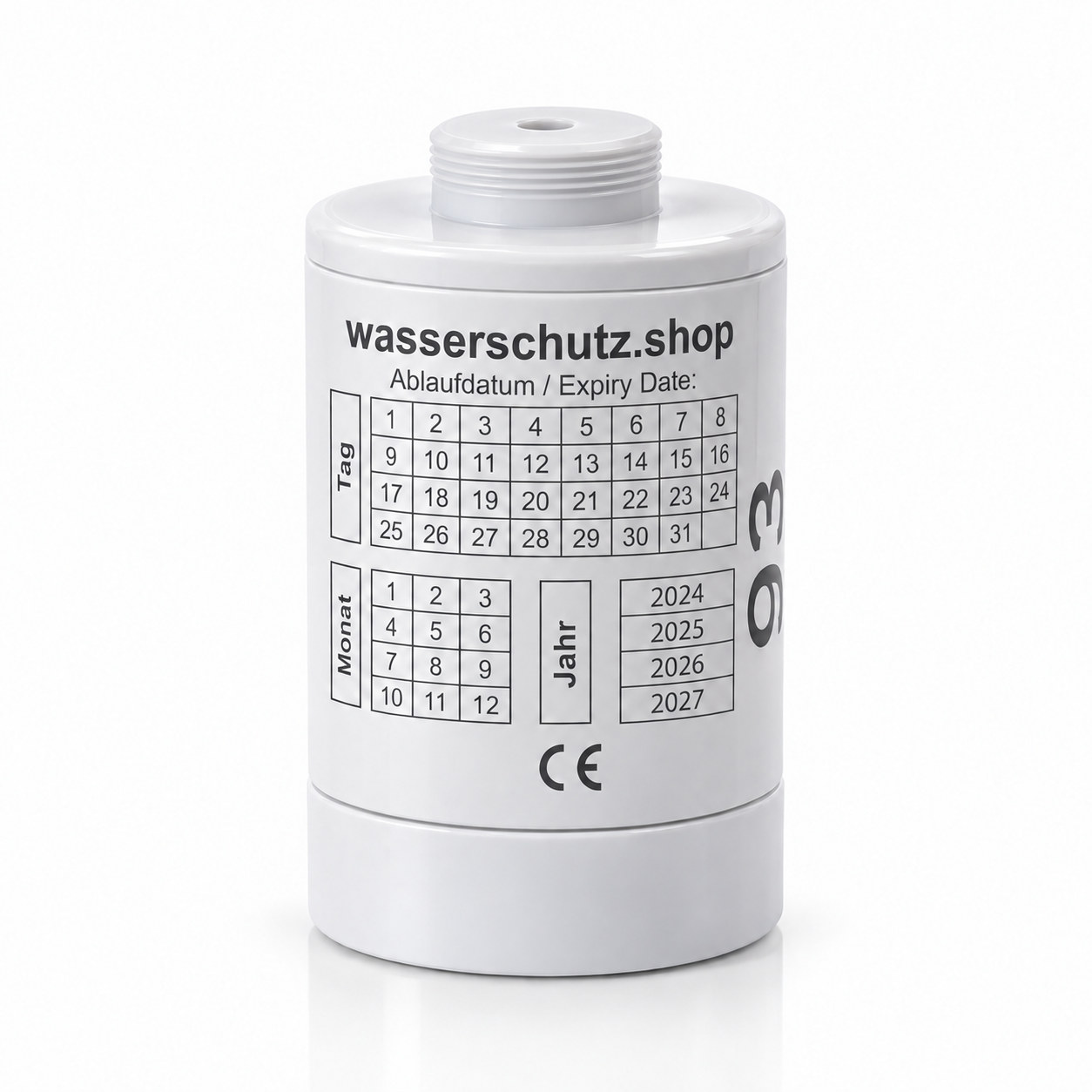 Waschtisch-Bakterienfilter T90D, frontal